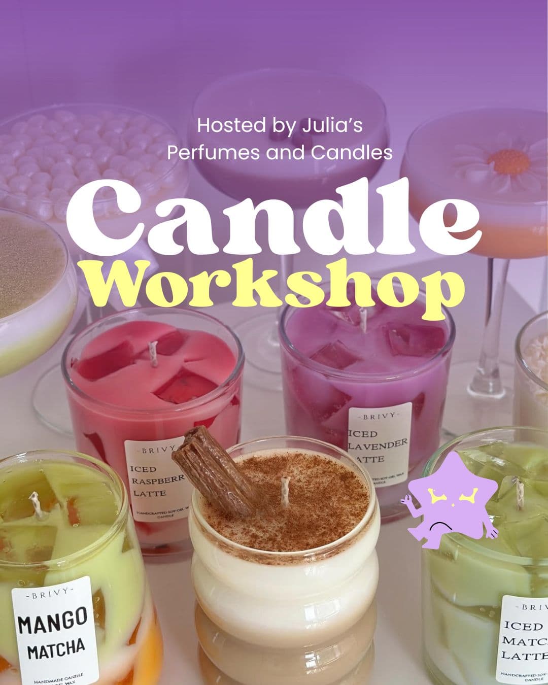 Candle Making Workshop - Nour Creative Studio