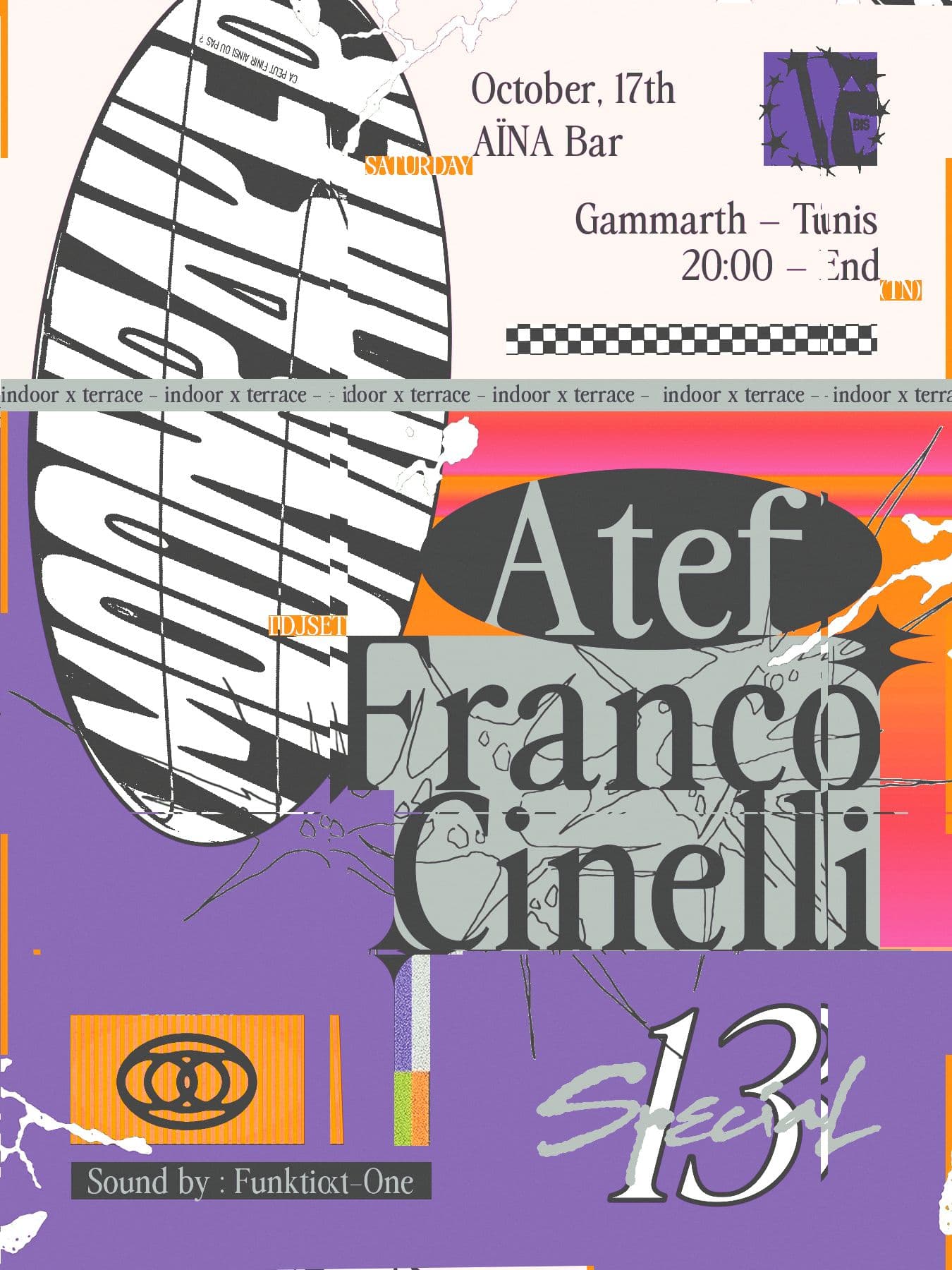 SPECIAL MOONRAKER w/ Atef & Franco Cinelli @ AÏNA