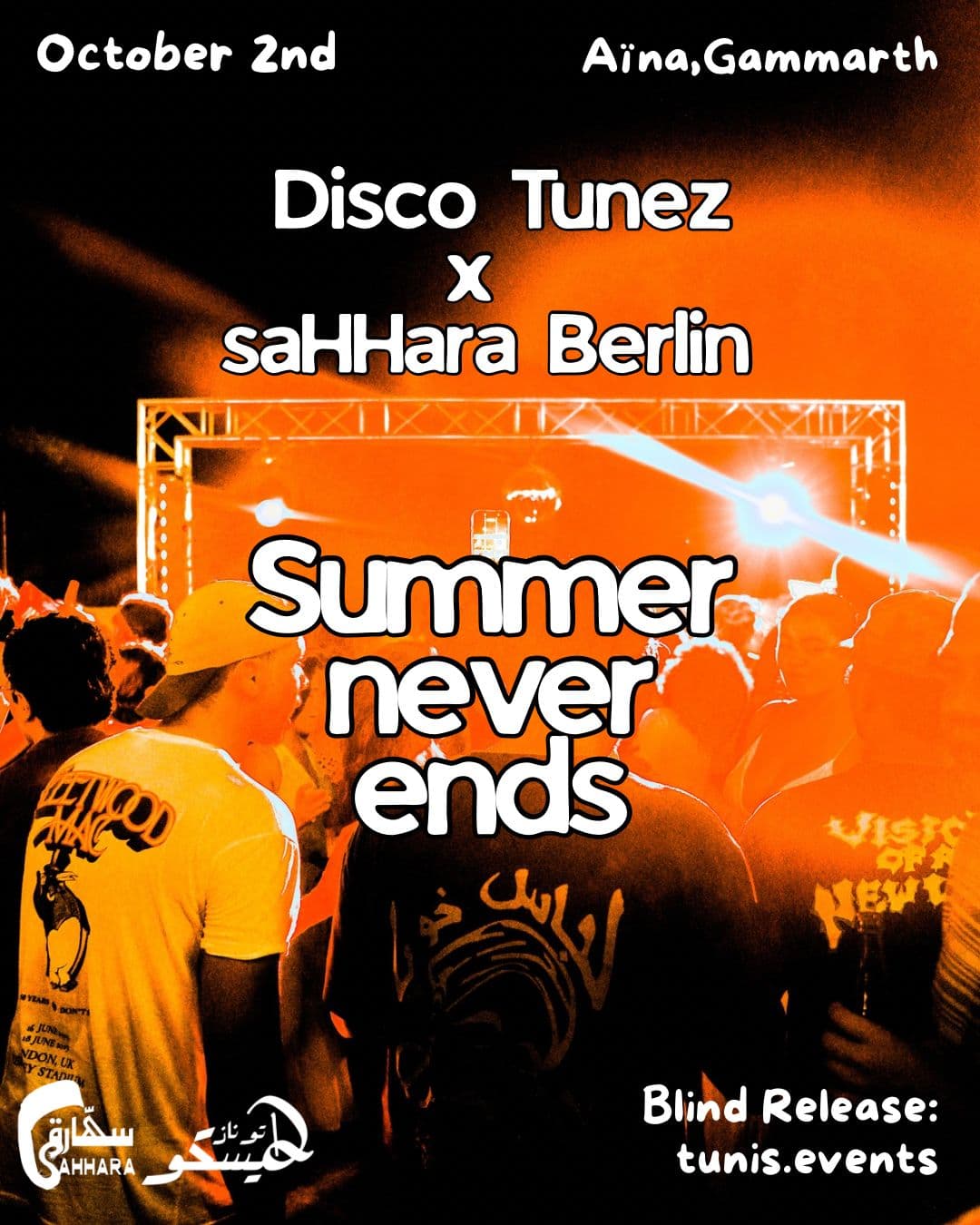 Disco Tunez x saHHara Berlin: Summer never ends 