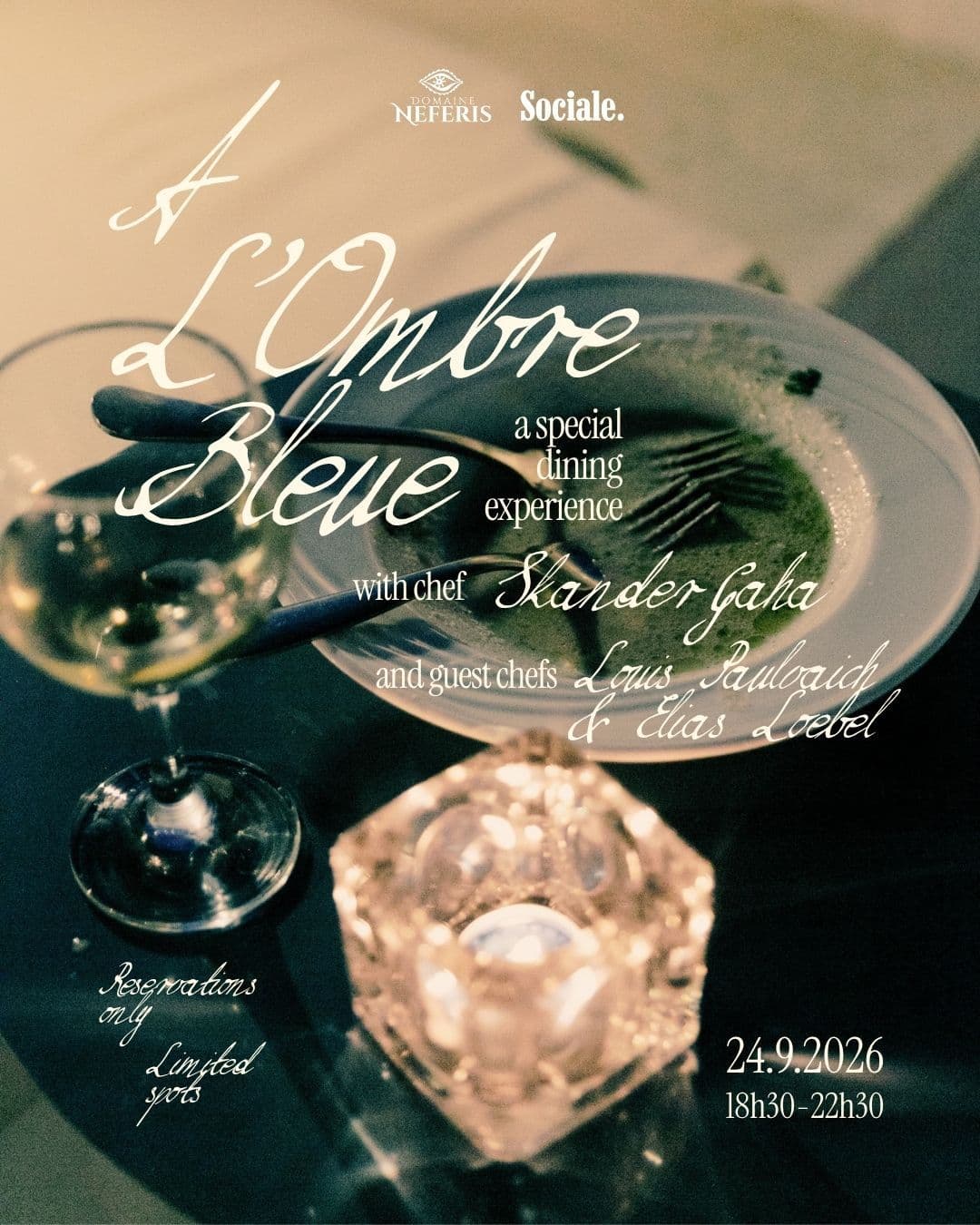 A L'Ombre Bleue II with chef Skander Gaha and guest chefs Louis Paulvaich & Elias Loebel