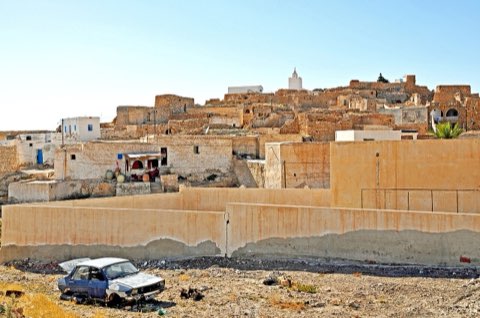Tamezret on its hilltop