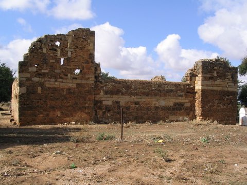 Ruins of the Byzantine fort of Zucchara nearby